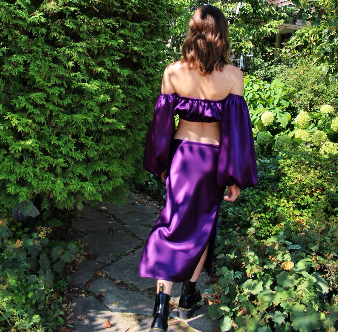 Corabells Top - Plum