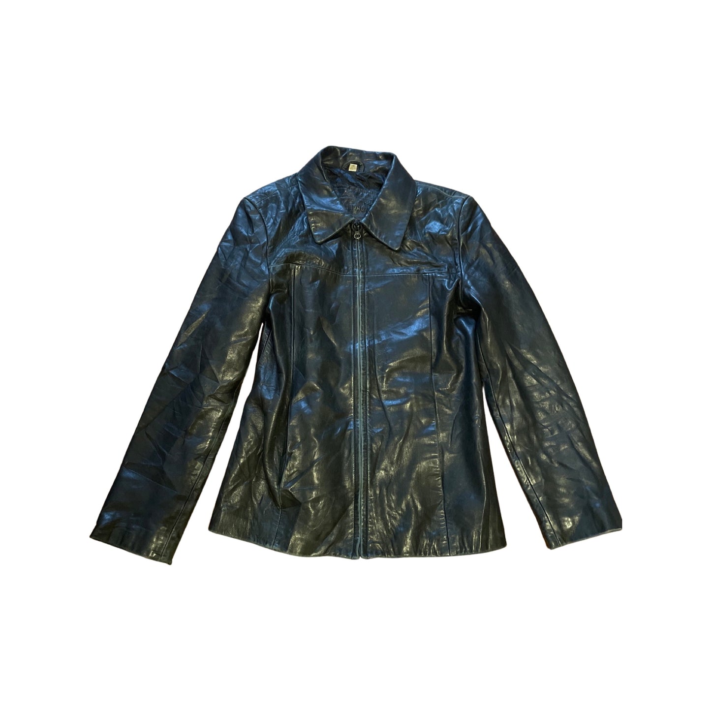 y2k zip butter leather