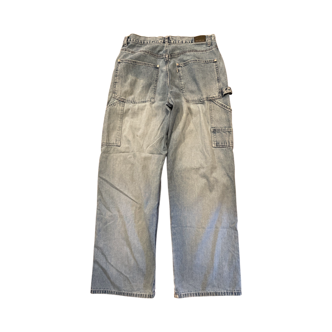 2000’s silver tan cargo denim