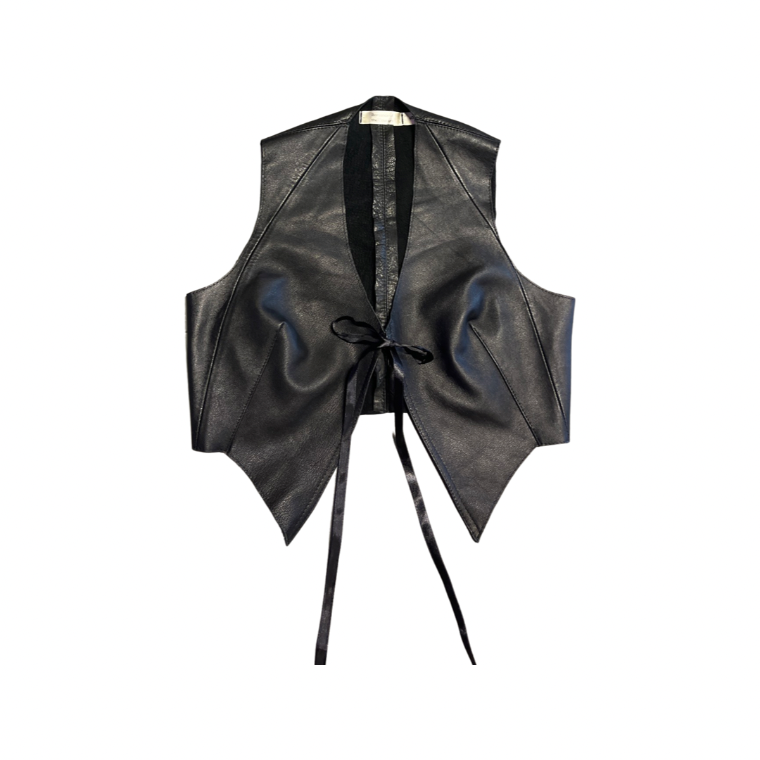 Western vest black
