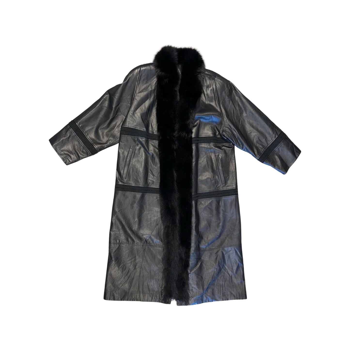 Daisy Long Leather Coat