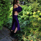 Erica Midi Skirt - Plum