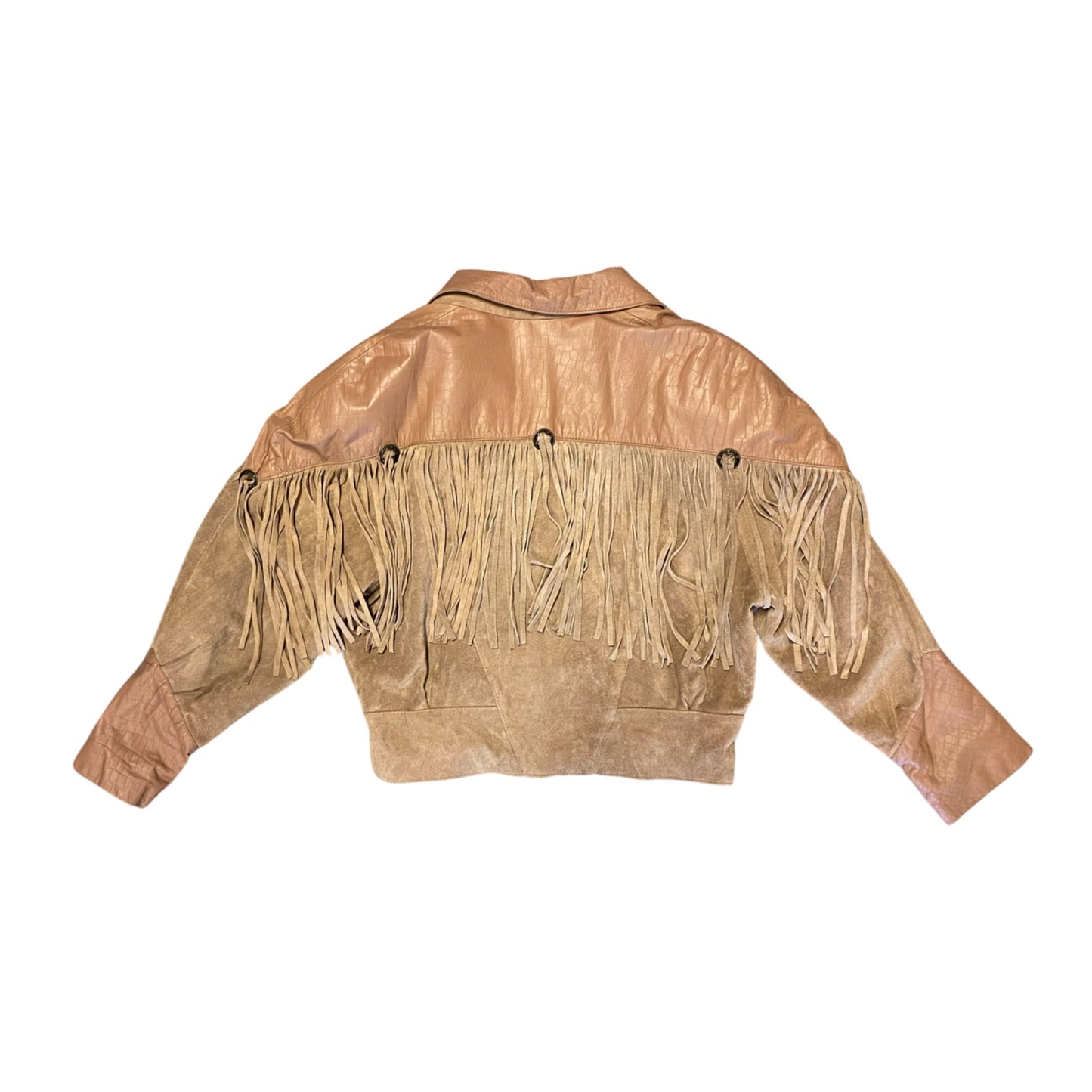 Howdy Crop Leather Jacket