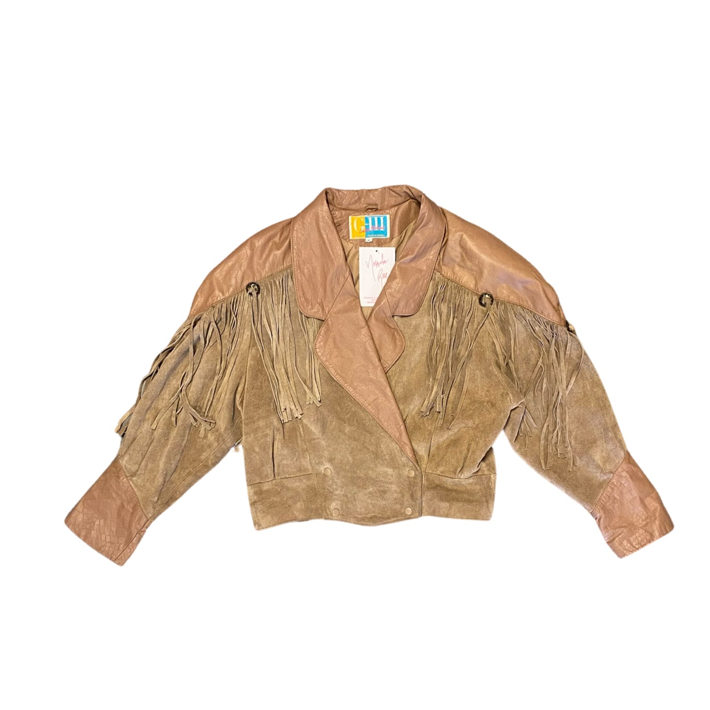 Howdy Crop Leather Jacket