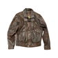 Bomber butter leather pilot jacket