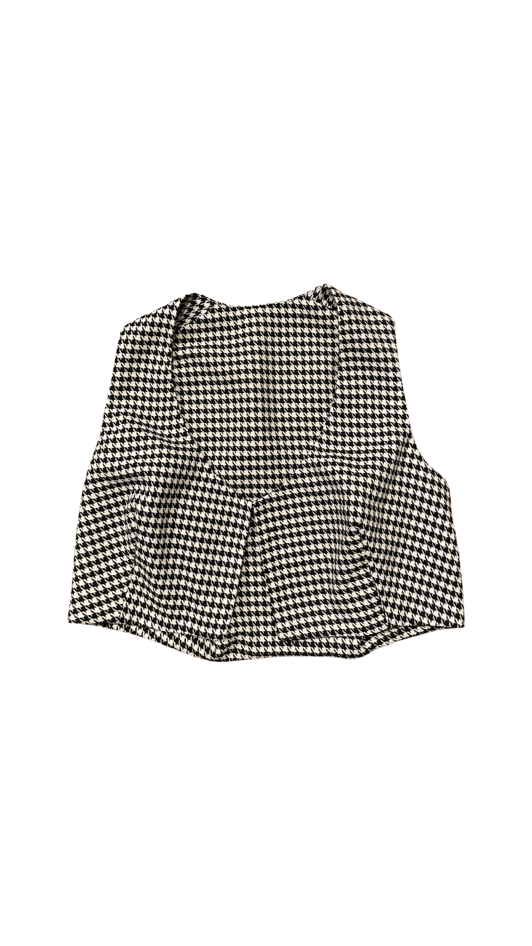 Houndstooth vest