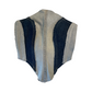 Up-cycled denim corset