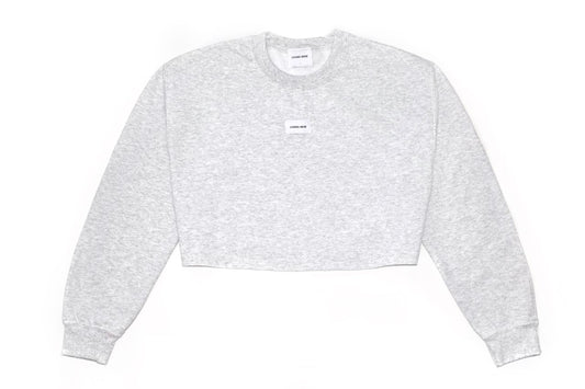 SPORTY CREWNECK CROPPED L/S